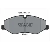 PAGID T2414N Remblokken