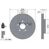 PAGID 55416NC Remschijf