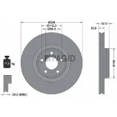 PAGID 55826NHC Remschijf