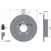 PAGID 55400NC Remschijf