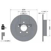 PAGID 54257NC Remschijf