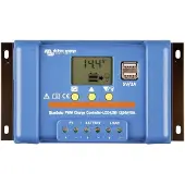 Victron Energy Blue-Solar PWM-LCD&USB Laadregelaar voor zonne-energie PWM 12 V, 24 V 10 A