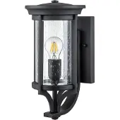FEISS LED Wand Buitenlamp Merrill | 1X E27 Max 60W | IP44 | Dimbaar | Black
