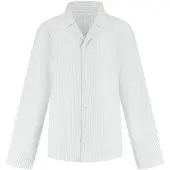 Yumeko Pyjamashirt Katoen TENCEL S Wit - Eco, Bio & Fairtrade