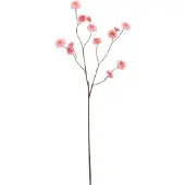 Maxifleur Kunstplanten Zinna Kunstbloem Vertakt 110cm Roze