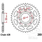 JT Sprockets Tandwiel achter R269,44