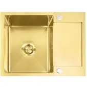 REA Paul Keukenspoelbak Geborsteld Goud 60X48X18,5Cm