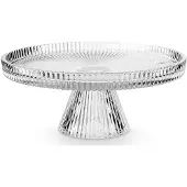 Vt wonen Taartplateau vtwonen Glass Clear Small 19,7 x 8,3 cm