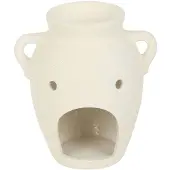 Something Different - Vase Shaped and Wax Warmer Oliebrander - Wit