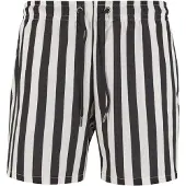Urban Classics Zwemshorts zwart / wit