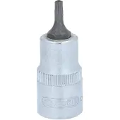 Ks Tools 1/2" bit-doppen met Torx-profiel en gat aan de voorkant, type TB20 (911.1371)