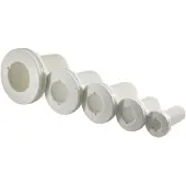 Trudesign 1 1/2´´ Nylon Thru-hull Zilver