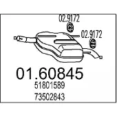 MTS 01.60845 Einddemper