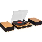 Audizio Tupelo platenspeler met boxen - Platenspeler Bluetooth - LP