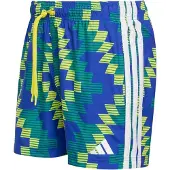Adidas Boardshorts blauw / donkergeel / smaragd / wit