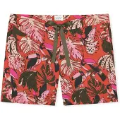 Schiesser Pyjamabroek ' Mix & Relax ' bessen / roestrood / zwart