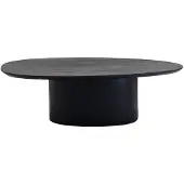 Giga Meubel Salontafel Nara Zwart Organisch 80cm