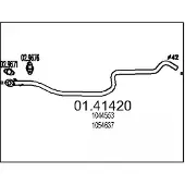 MTS 01.41420 Voorpijp