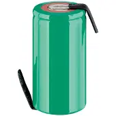 Pro Sub-C, 2500 mAh, Solder tail (Z) Rechargeable, 1 pc. bulk