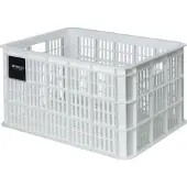 Basil Fietskrat L - Groot - 40 Liter - Wit