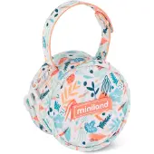 Miniland paci pocket dummy container met handvat mediterraan