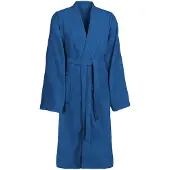 vidaXL Badjas KINN Blauw S Katoen