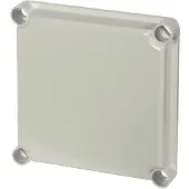 Fibox Cover, PC Grey 3730096 Universele behuizing 280 x 280 x 30 Polycarbonaat Grijs-wit (RAL 7035) 1 stuk(s)