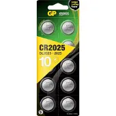 GP Knoopcel CR2025 3 V 10 stuk(s) Lithium GPCR2025STD955C10