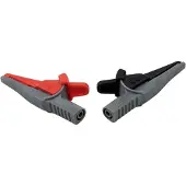 Testboy Krokoklemmensatz (schwarz / rot) Krokodillenklemmenset Zwart, Rood 1 set(s)