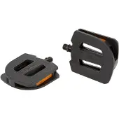 Ergotec EP-S antislip platformpedalen 9/16 inch zwart 2 stuks - - Stadsfiets - Reflector - Unisex