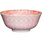 Kitchencraft Victorian Stule Print Ceramic Bowl Roze