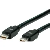 Roline DisplayPort kabel, Mini DP M - Mini DP M, zwart, 3 m