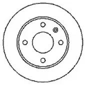 MAPCO 15726 Remschijf