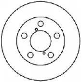 MAPCO 25580 Remschijf