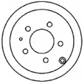 MAPCO 25532 Remschijf