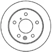 MAPCO 25537 Remschijf