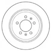 MAPCO 15323 Remschijf