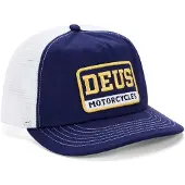 Deus Cap Unisex Malden Trucker Mechanic Blue