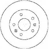 MAPCO 15598 Remschijf