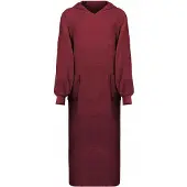 vidaXL Deken hoodie KINN Rood XXL Katoen