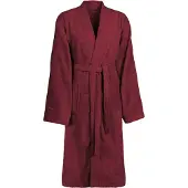 vidaXL Badjas KINN Rood L Katoen