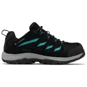 Columbia CRESTWOOD WATERPROOF Dames Wandelschoenen - Black, Teal