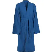 vidaXL Badjas KINN Blauw XXXL Katoen