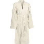 vidaXL Badjas KINN Crème XL Katoen