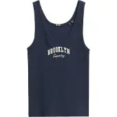 Superdry Top marine / wit