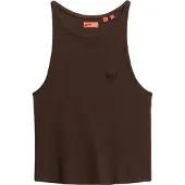 Superdry Essential Logo Racer Hemdtopje Bruin Grootte: 10-12