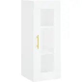 vidaXL Bovenkast 34,5x34x90 cm wit