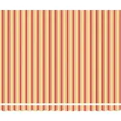 vidaXL Uitschuifbare luifel Geel en Oranje 400 × 300 cm