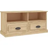 vidaXL Tv-meubel 93x35,5x45 cm bewerkt hout sonoma eikenkleurig