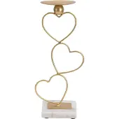 Mauro Ferretti Kandelaar Hearts 14,5×10×32,5 cm